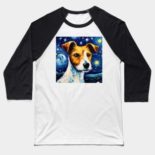 Jack Russell terrier Night Baseball T-Shirt